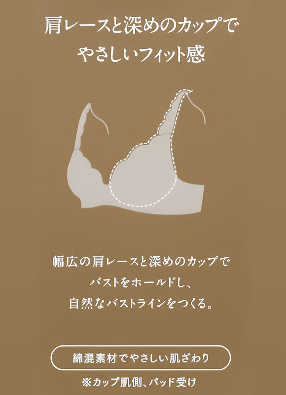 ウイング レシアージュ 3010シリーズ PB3010 ブラジャー 大きいサイズ QF G 自然なまるみ 定番 Wing Lesiage