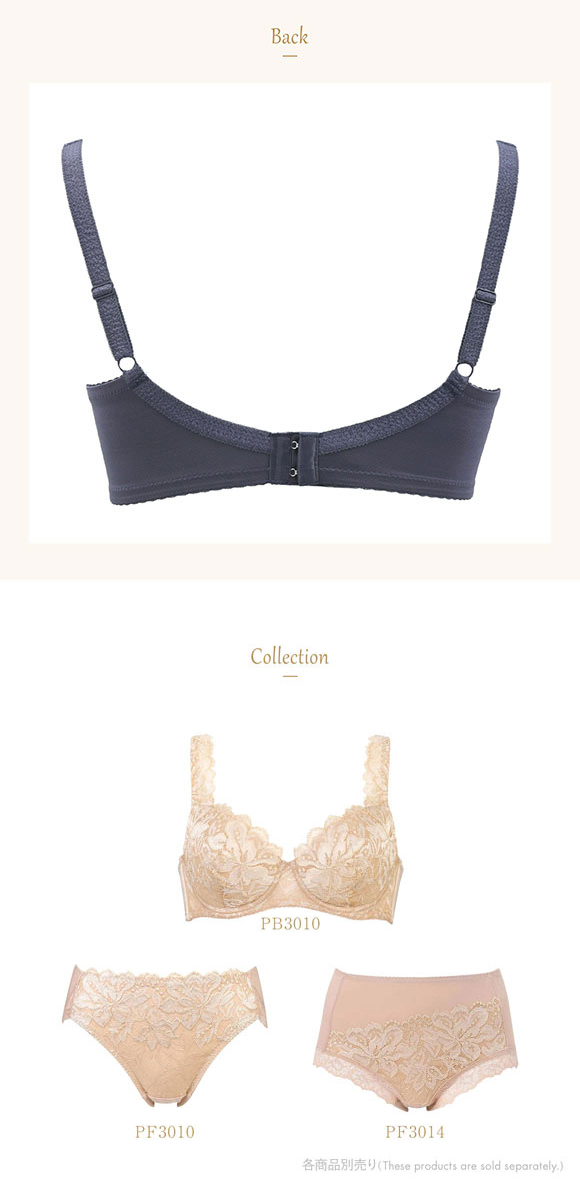 ウイング レシアージュ 3010シリーズ PB3010 ブラジャー 大きいサイズ QF G 自然なまるみ 定番 Wing Lesiage