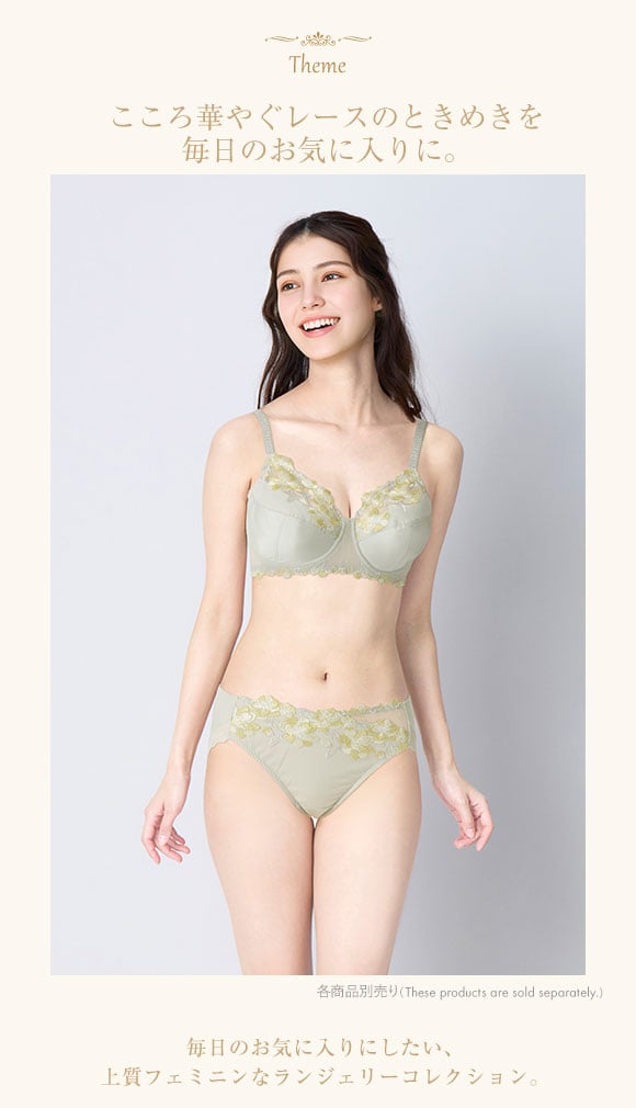 ウイング Wing レシアージュ Lesiage PB5010シリーズ フルカップ ブラジャー DEF PB5010 大きいサイズ 単品