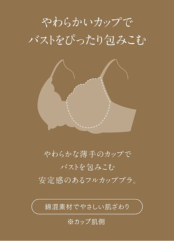 ウイング Wing レシアージュ Lesiage PB5010シリーズ フルカップ ブラジャー DEF PB5010 大きいサイズ 単品