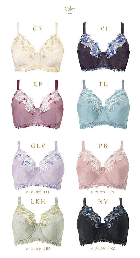 ウイング Wing レシアージュ Lesiage PB5010シリーズ フルカップ ブラジャー DEF PB5010 大きいサイズ 単品