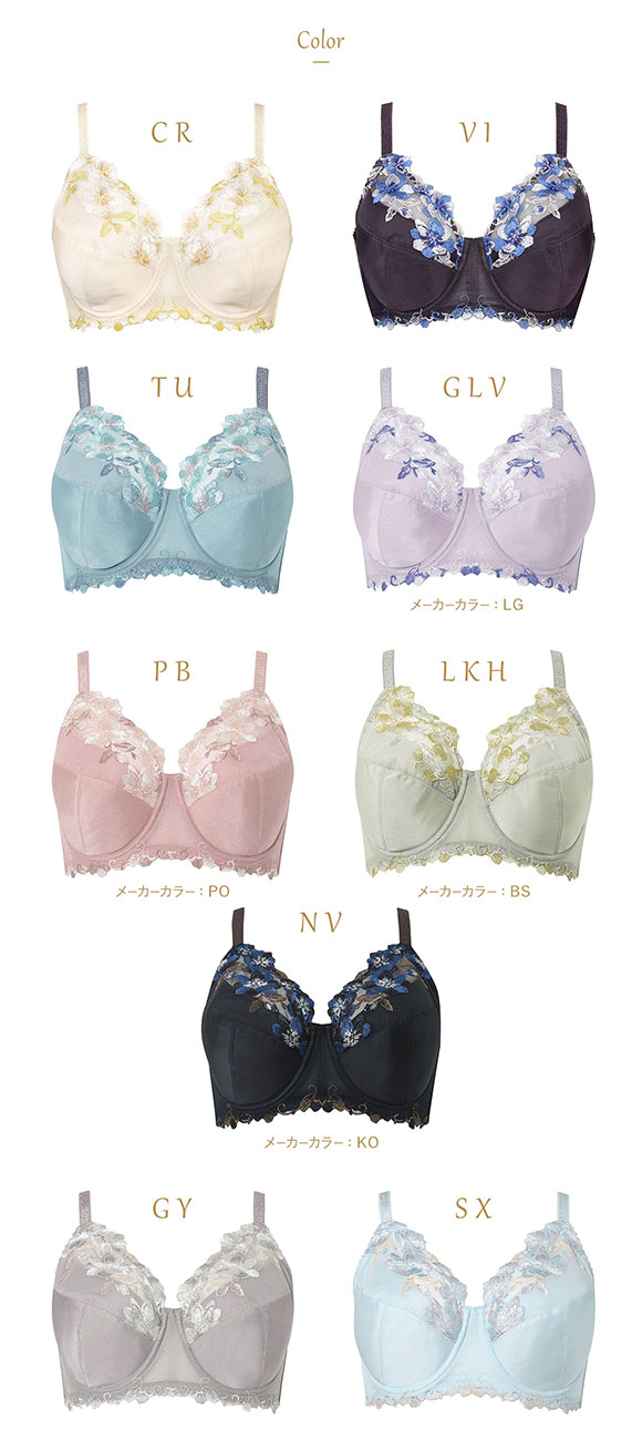 ウイング Wing レシアージュ Lesiage PB5010シリーズ フルカップ ブラジャー GH70-90 DEF90-95 大きいサイズ クイーンサイズ 単品