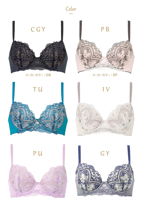 ウイング レシアージュ ブラジャー 3/4カップ BC サイドすっきり Wing Lesiage 6000G