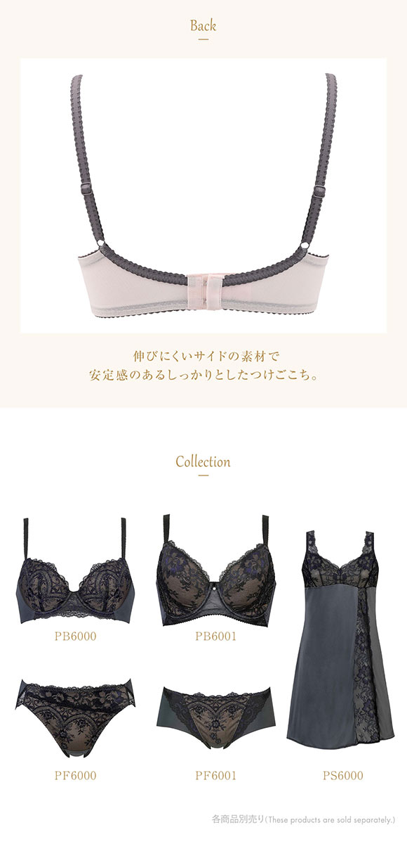 ウイング レシアージュ ブラジャー 3/4カップ BC サイドすっきり Wing Lesiage 6000G