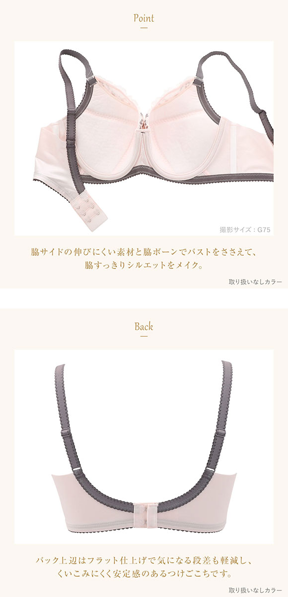 ウイング レシアージュ 小さく見せる フルカップブラジャー DEF Wing Lesiage 6000G