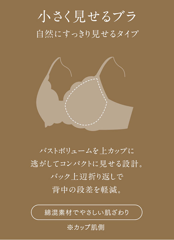 ウイング レシアージュ 小さく見せる フルカップブラジャー G 大きい