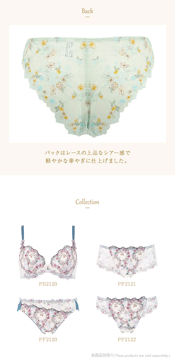 ウイング レシアージュ 2120シリーズ ショーツ M Tバック ソング バックレース Wing Lesiage 25SS