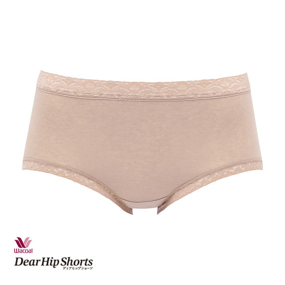 ワコール Wacoal ディアヒップショーツ DearHip Shorts 綿混 はきこみ