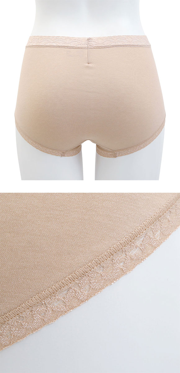 ワコール ショーツ ディアヒップショーツ DearHip Shorts 綿混 スタンダード ノーマルショーツ ML Wacoal