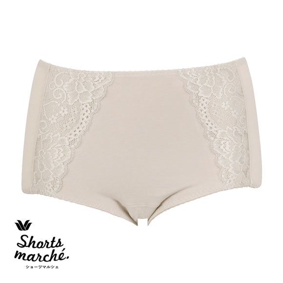 ワコール ショーツマルシェ 軽失禁対応 ノーマル ショーツ 深ばき ML Wacoal Shorts marche