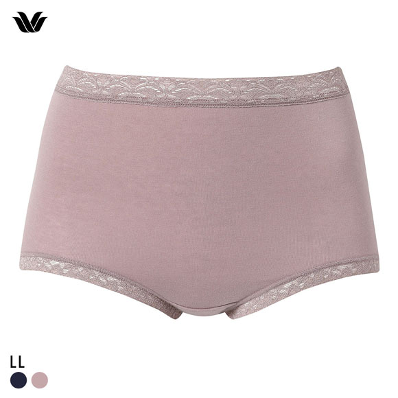 ワコール Wacoal ディアヒップショーツ DearHip Shorts 綿混 肌側起毛 スタンダード ノーマル ショーツ LL 単品