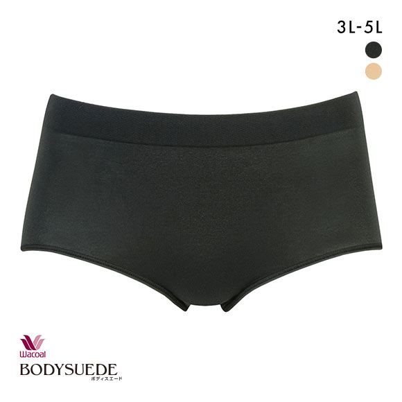 ワコール Wacoal ボディスエード BODYSUEDE 360°ラクストレッチ ショーツ 3L-5L はきこみ丈ふつう