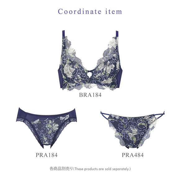 ワコール Wacoal 重力に負けないバストケアブラ BRA184 PRA484 ショーツ Tバック M バックレース 単品