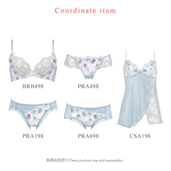 ワコール Wacoal ハグするブラ BRB498 PRA498 ショーツ Tバック M バックレース 単品