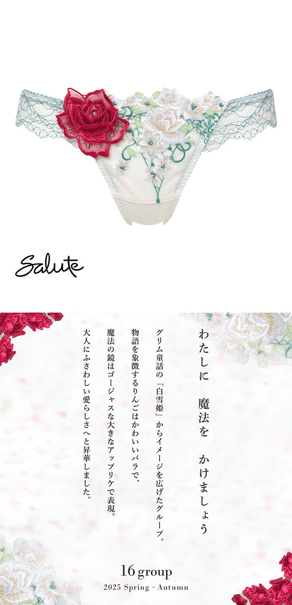 ワコール サルート 16グループ 16G Tバックショーツ ソング ML Wacoal Salute PTJ416 25SSシーズン