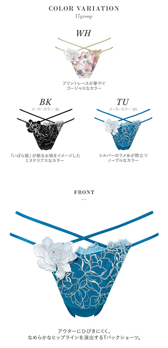 ワコール サルート 17グループ 17G Tバックショーツ M