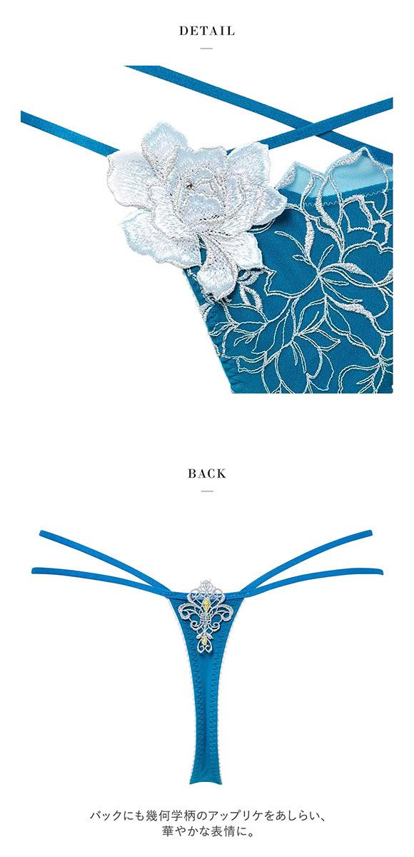 ワコール サルート 17グループ 17G Tバックショーツ M ストリング Wacoal Salute PTJ417 25SSブルーム