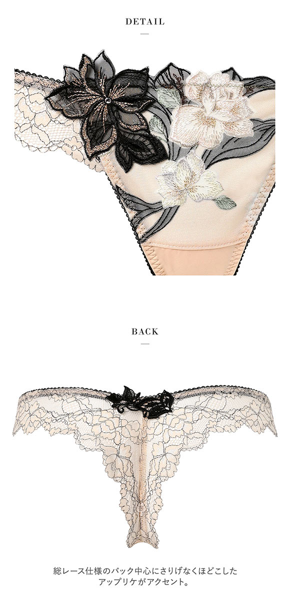 ワコール サルート 33グループ 33G Tバックショーツ ML ソング バックレース Wacoal Salute PTJ433 26SSフェア