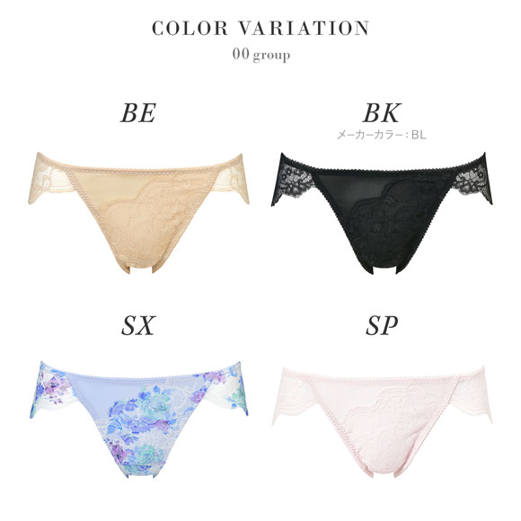 ワコール Wacoal サルート Salute series00 総レース スタンダード ショーツ ML スーパービキニ ハイレッグ 単品