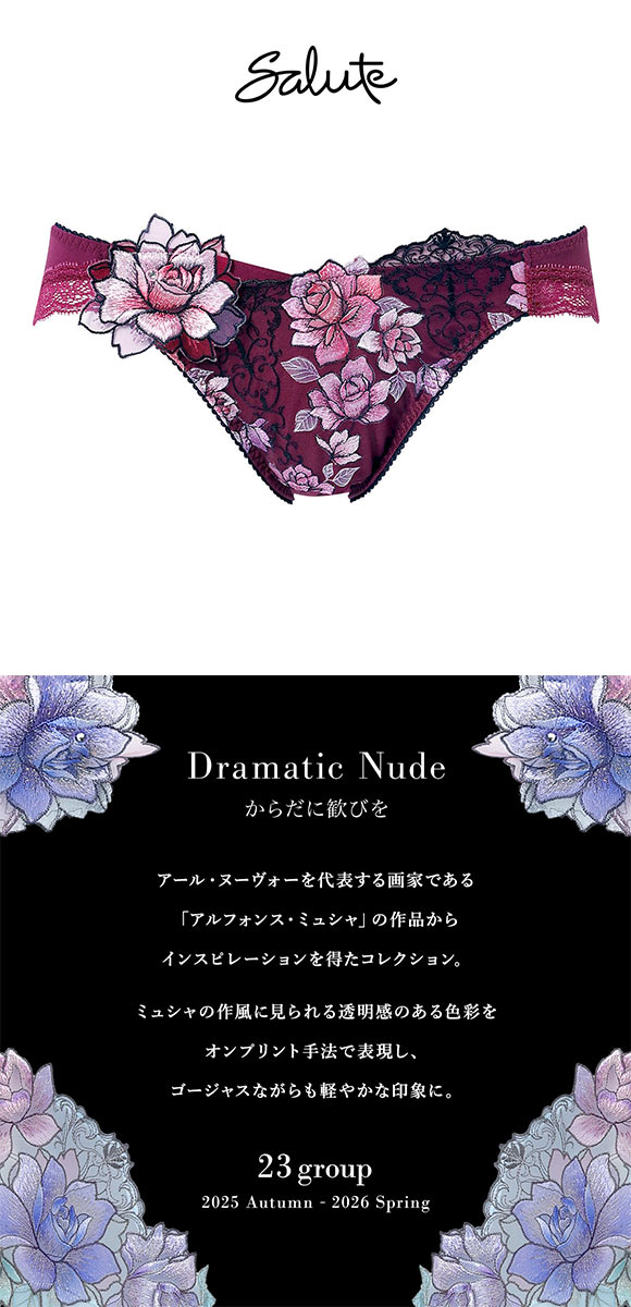 ワコール サルート 23グループ 23G ショーツ ML ハイレッグ Wacoal Salute PTJ723 25AWフェア