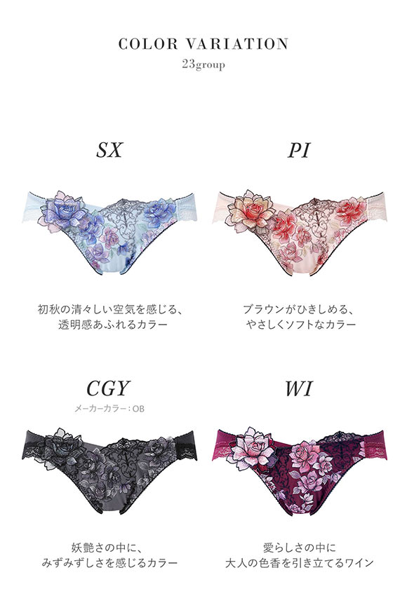 ワコール サルート 23グループ 23G ショーツ ML ハイレッグ Wacoal