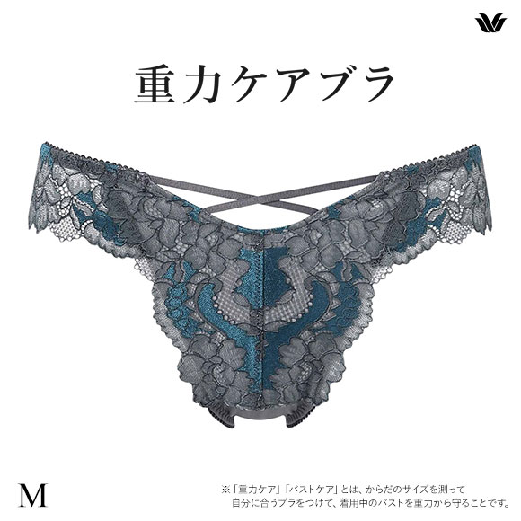 ワコール Wacoal 重力ケアブラ BXB194 PXB494 ショーツ Tバック M バックレース