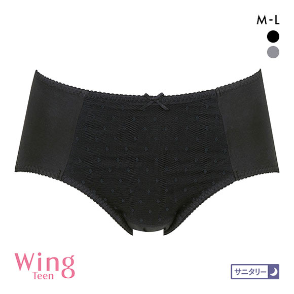 ワコール Wacoal ウイング Wing teen サニタリーショーツ 多い日用 ナイト用 ML ジュニア ティーン パンツ 羽付きナプキン対応 単品