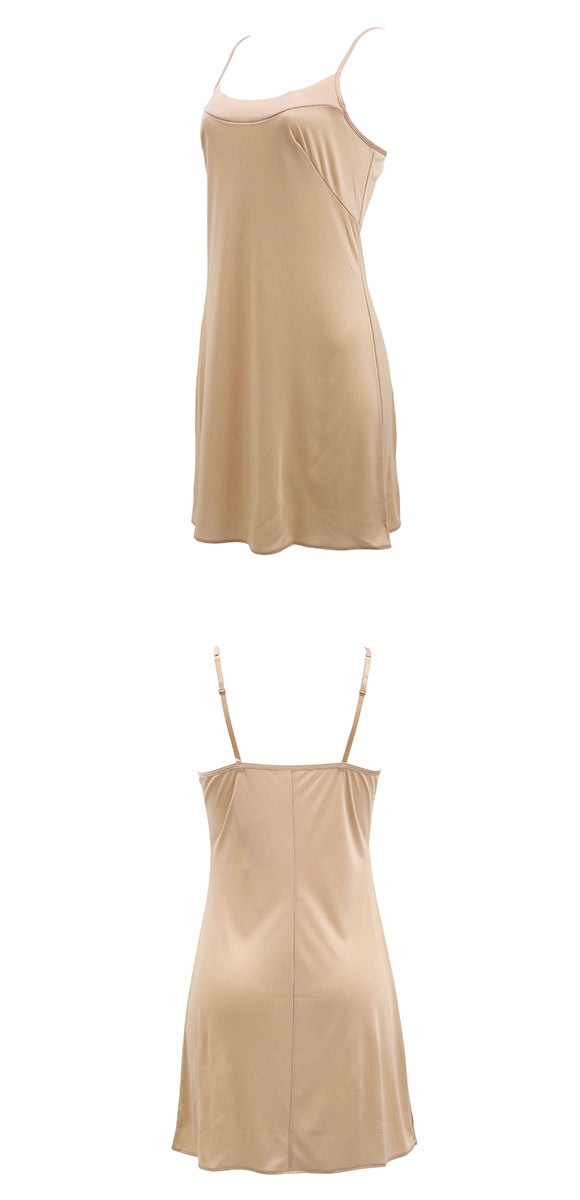 ワコール Wacoal ストラップタイプ スリップ 80･85･100丈 ML フラットなネックラインでひびきにくい 天然由来素材使用