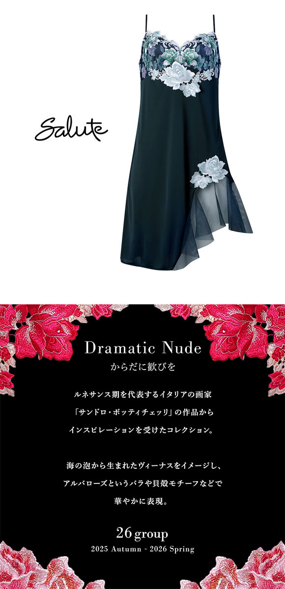 ワコール サルート 26グループ 26G スリップ ランジェリー LL Wacoal