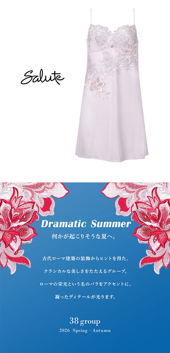 ワコール サルート 38グループ 38G スリップ ランジェリー LL
