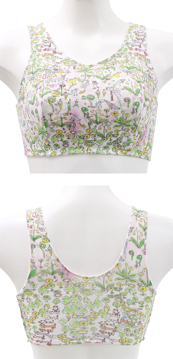 ワコール ツモリチサト 森の中でグランピング ナイトアップブラ ナイトブラ ノンワイヤー ブラジャー LL3L Wacoal tsumori chisato SLEEP