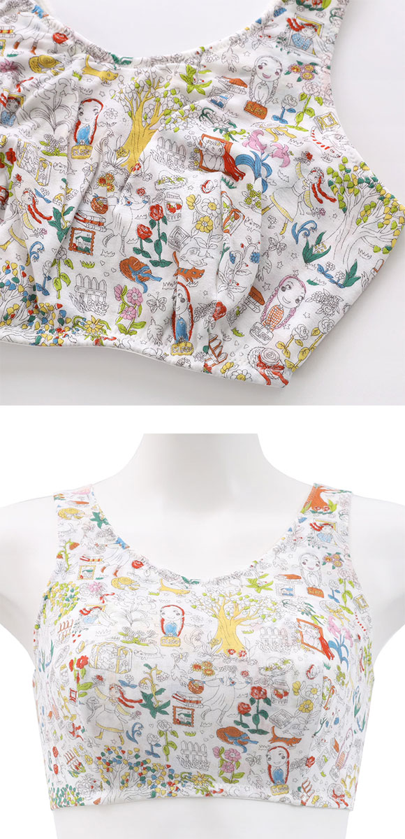 ワコール ツモリチサト ワンダーフォレスト ナイトアップブラ ナイトブラ ノンワイヤー ブラジャー ML Wacoal tsumori chisato SLEEP