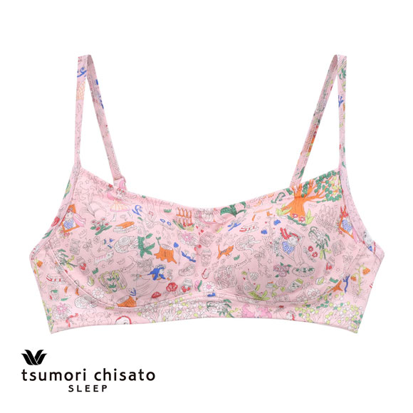 ワコール ツモリチサト ワンダーフォレスト ノンワイヤーブラジャー ML Wacoal tsumori chisato SLEEP