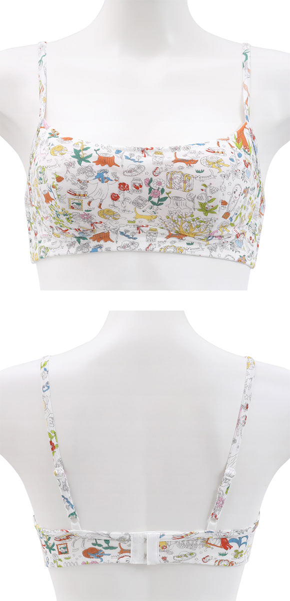 ワコール ツモリチサト ワンダーフォレスト ノンワイヤーブラジャー ML Wacoal tsumori chisato SLEEP