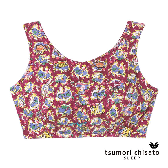 ワコール ツモリチサト 不思議の国 ナイトアップブラ ナイトブラ ノンワイヤー ブラジャー LL3L Wacoal tsumori chisato SLEEP