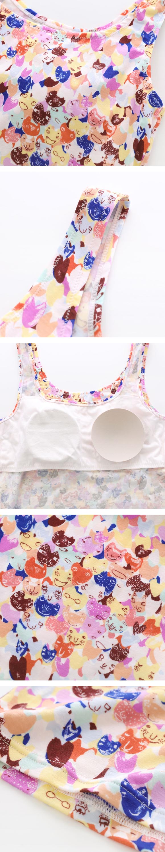 ワコール ツモリチサト ハートネコ ノースリーブ カップ付き タンクトップ インナー ML 下着 Wacoal tsumori chisato SLEEP