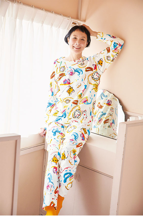 ワコール ツモリチサト スリープ 不思議の国 長袖パジャマ 上下セット ルームウェア レディース Wacoal tsumori chisato SLEEP