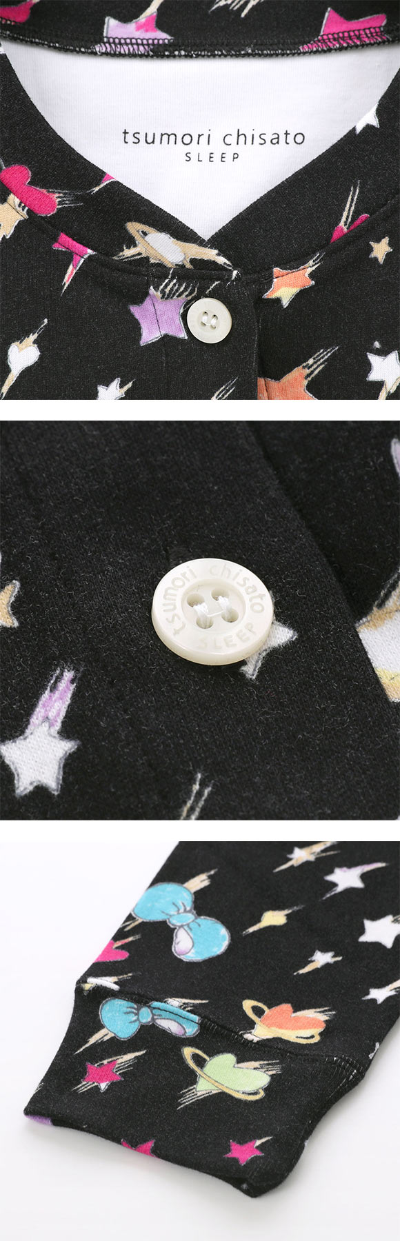 ワコール ツモリチサト スリープ 不思議の国 長袖 シャツパジャマ 上下