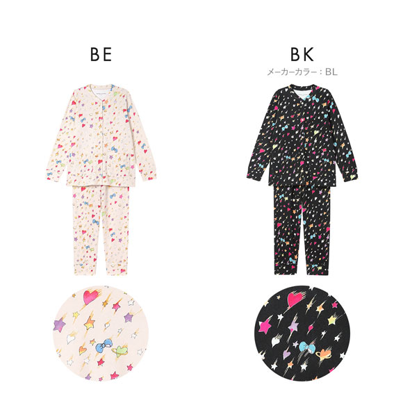 ワコール ツモリチサト スリープ 不思議の国 長袖 シャツパジャマ 上下