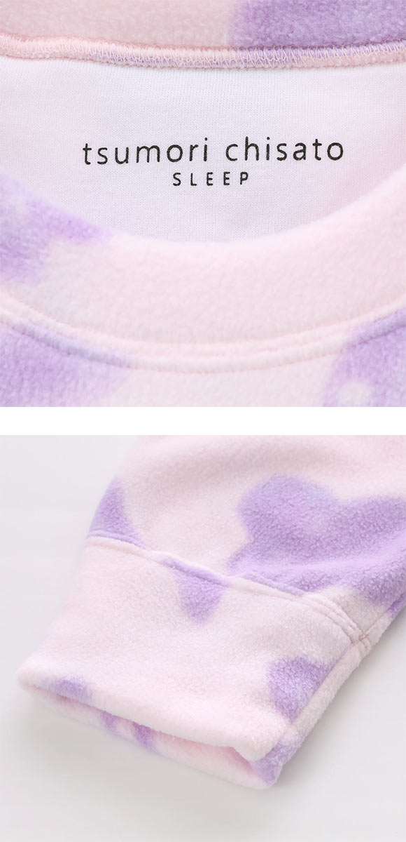 ワコール ツモリチサト スリープ 長袖パジャマ 上下セット ルームウェア フリース tsumori chisato SLEEP