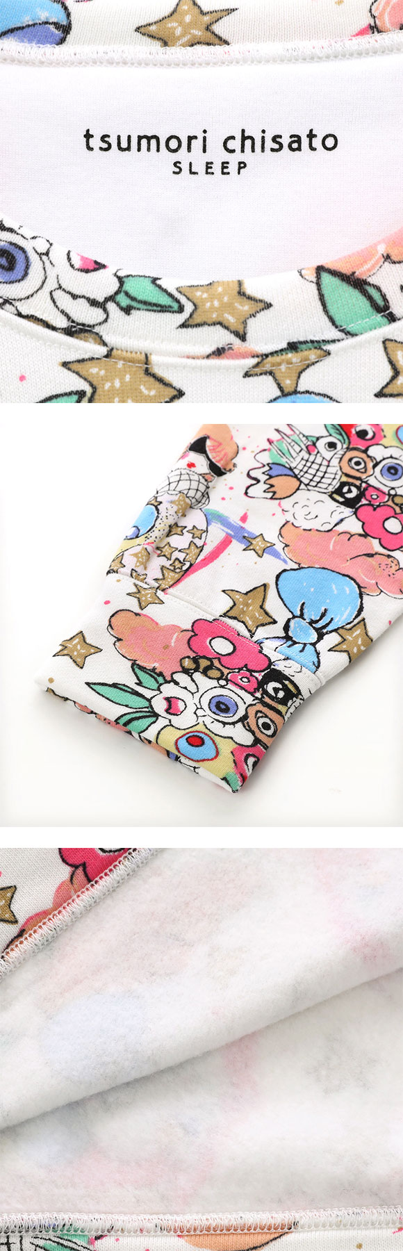 ワコール ツモリチサト 不思議の国 長袖パジャマ 上下セット ルーム