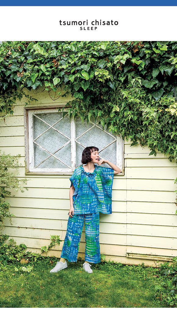 ワコール ツモリチサト パジャマ 半袖 上下セット 二重ガーゼ 綿100％ ルームウェア Wacoal tsumori chisato SLEEP