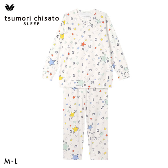 ワコール ツモリチサト スター パジャマ 上下セット ルームウェア 綿100％ Wacoal tsumori chisato SLEEP