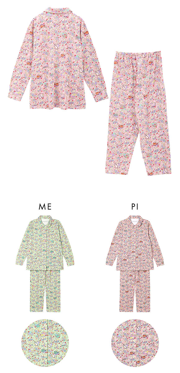 ワコール　ツモリチサトsleep トップス　長袖Tシャツ　不思議の国　M ワコール ツモリチサトsleep トップス 長袖Tシャツ 不思議の国 M