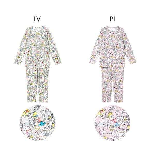 ワコール ツモリチサト 不思議の国 パジャマ 長袖 上下セット ルームウェア 綿100％ Wacoal tsumori chisato SLEEP