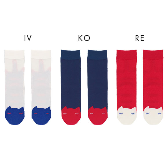 ワコール ツモリチサト ソックス ねこ 靴下 M 綿混 Wacoal tsumori chisato SLEEP