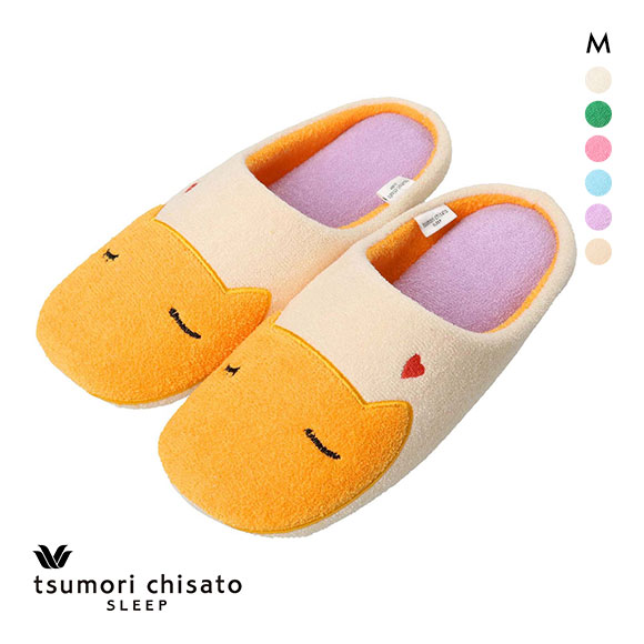 ワコール Wacoal ツモリチサト tsumori chisato SLEEP 綿100％ パイル スリッパ ルームシューズ