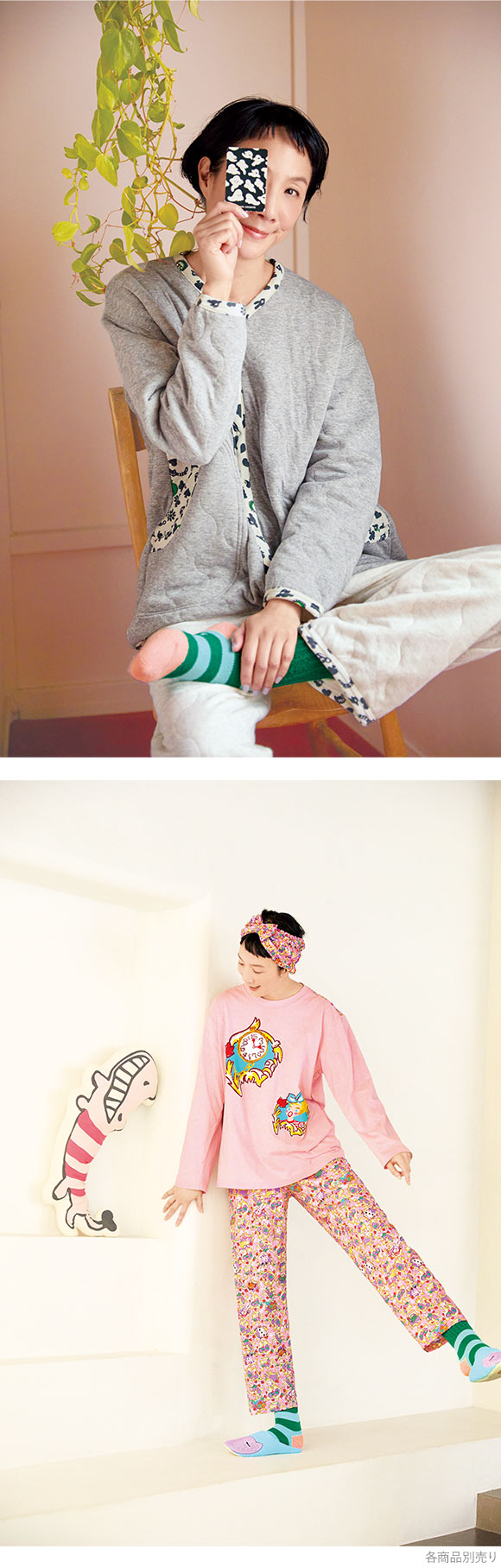 ワコール ツモリチサト スリープ ソックス 靴下 肌側起毛 すべり止めつき Wacoal tsumori chisato SLEEP