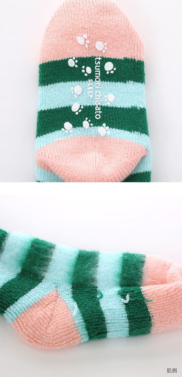 ワコール ツモリチサト スリープ ソックス 靴下 肌側起毛 すべり止めつき Wacoal tsumori chisato SLEEP