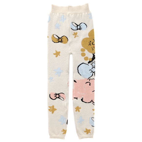 ワコール ツモリチサト スリープ もこもこ レギンス 毛パン 足首丈 不思議の国 Wacoal tsumori chisato SLEEP